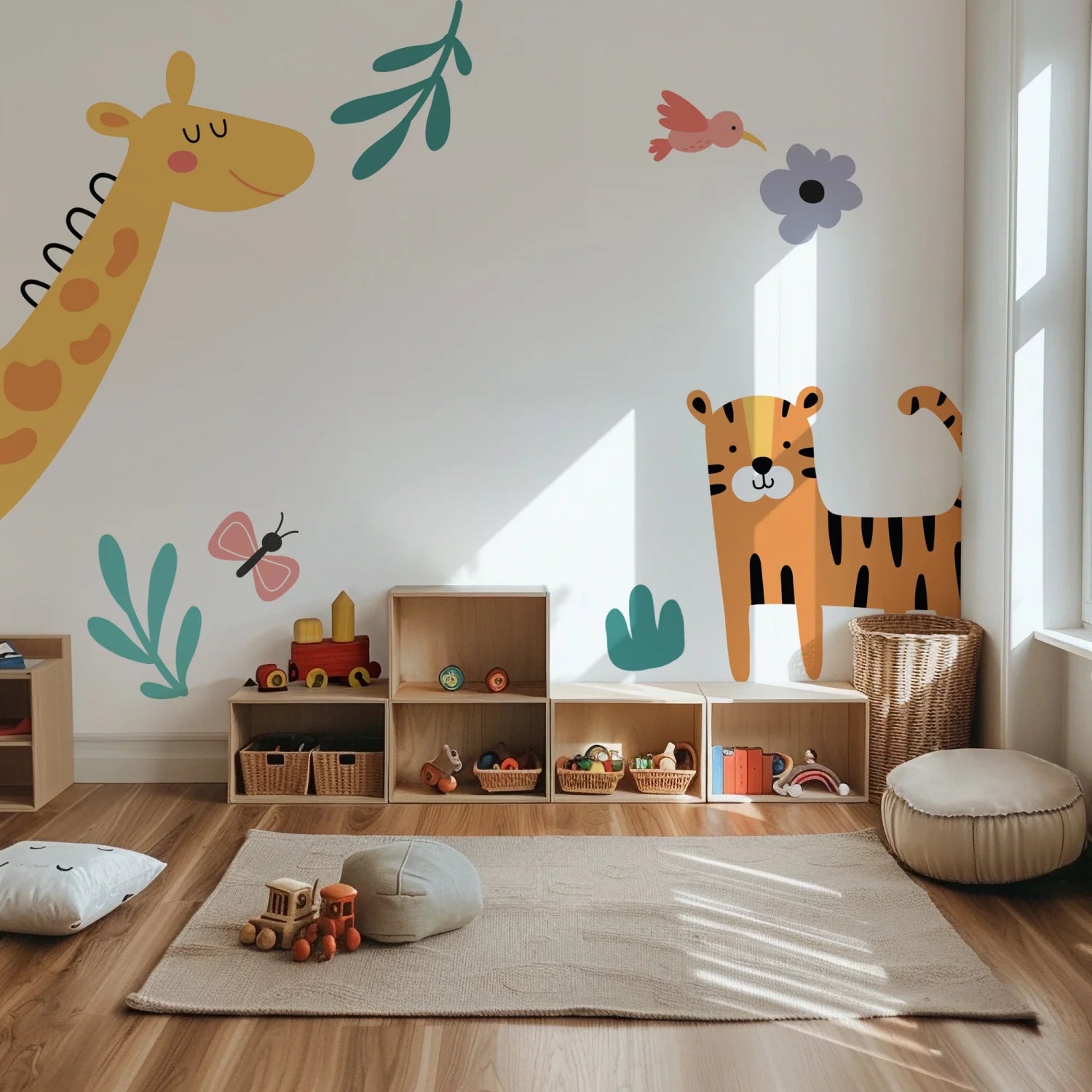 Big Safari Animals Wall Decals - Decals - Animals