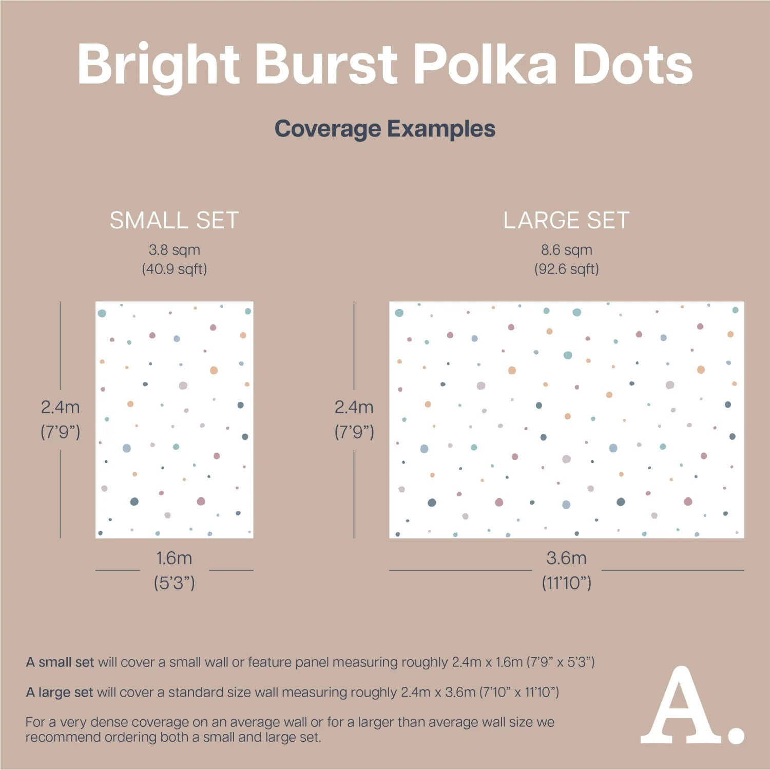 Bright Burst Polka Dot Wall Decal - Decals - Polka Dots