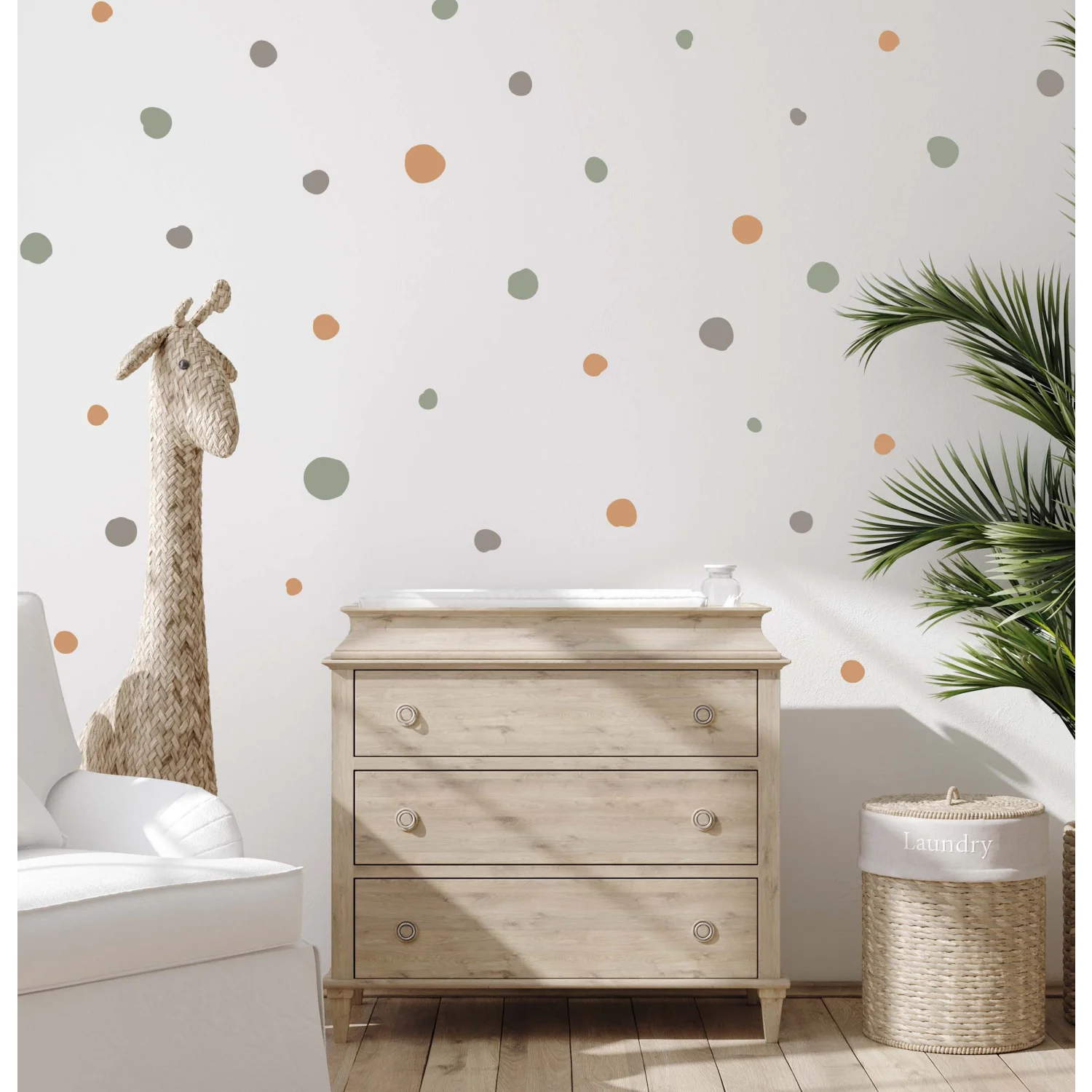 Jungle Vibes #1 Polka Dot Wall Decal - Decals Dots