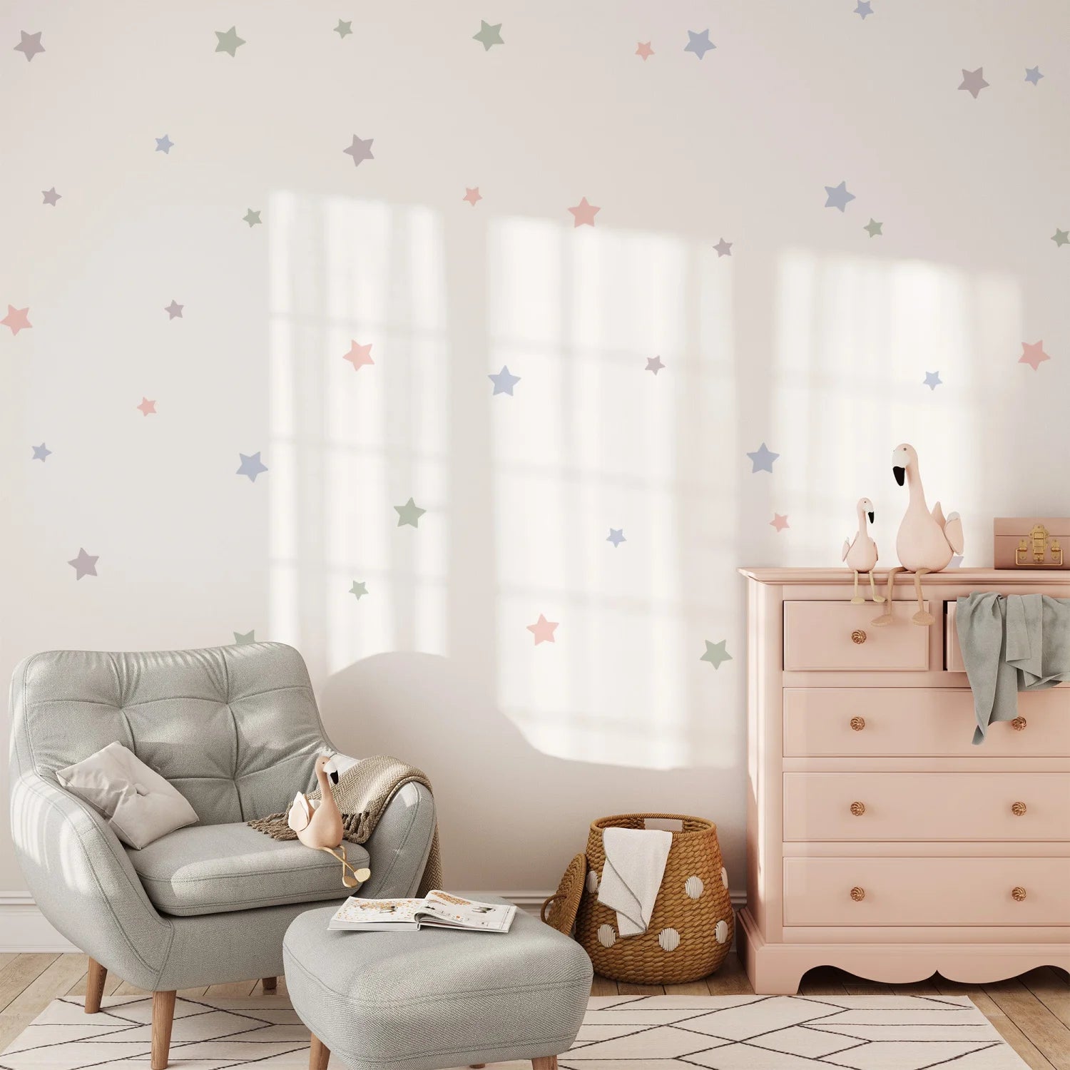 Stars Light Wall Decal - Decals - Abstract Shapes